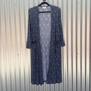 NWT Lularoe Sarah Print Duster Sweater XS